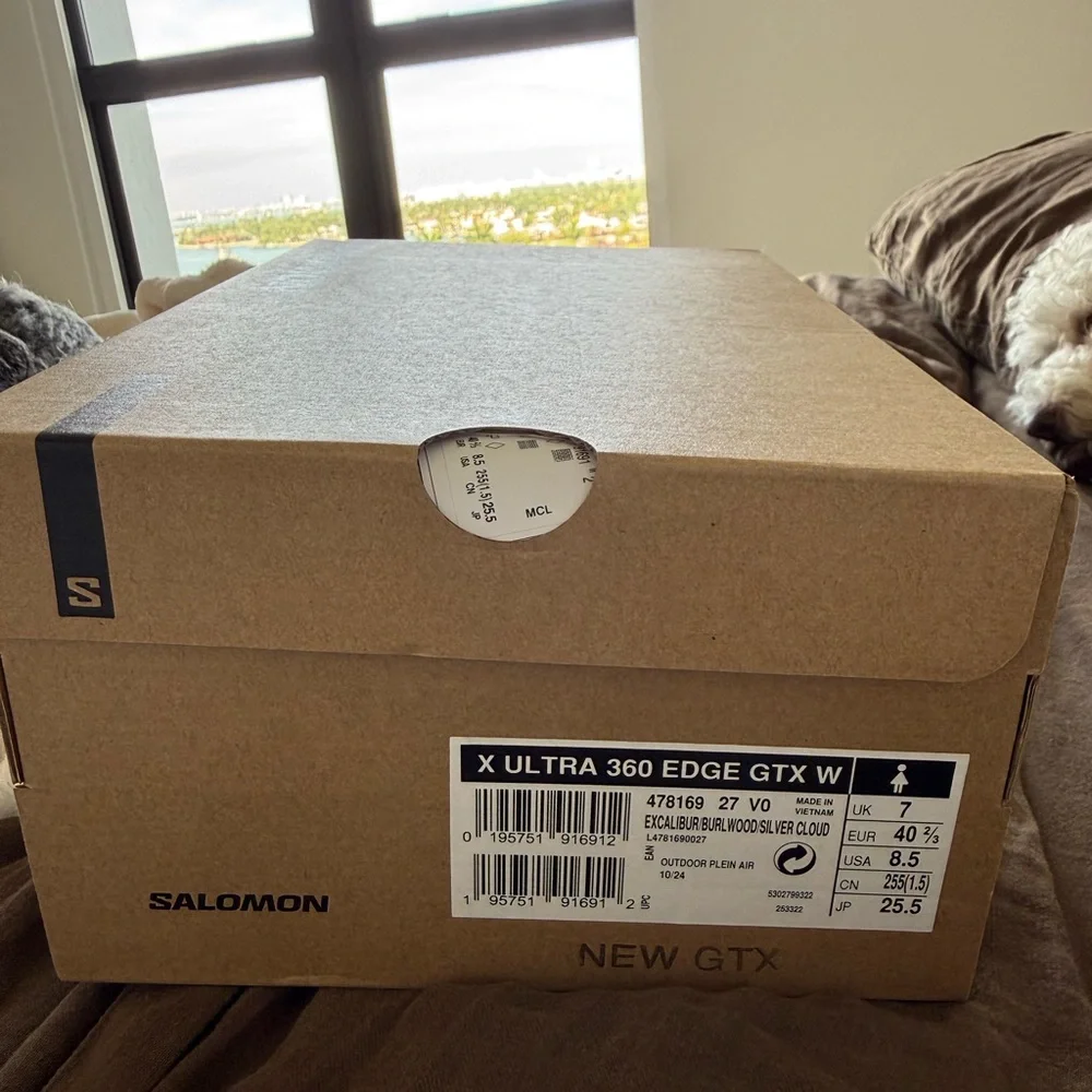 NEW IN BOX Salomon X ULTRA 360 EDGE Hiking Shoes 8.5 - Picture 3 of 4
